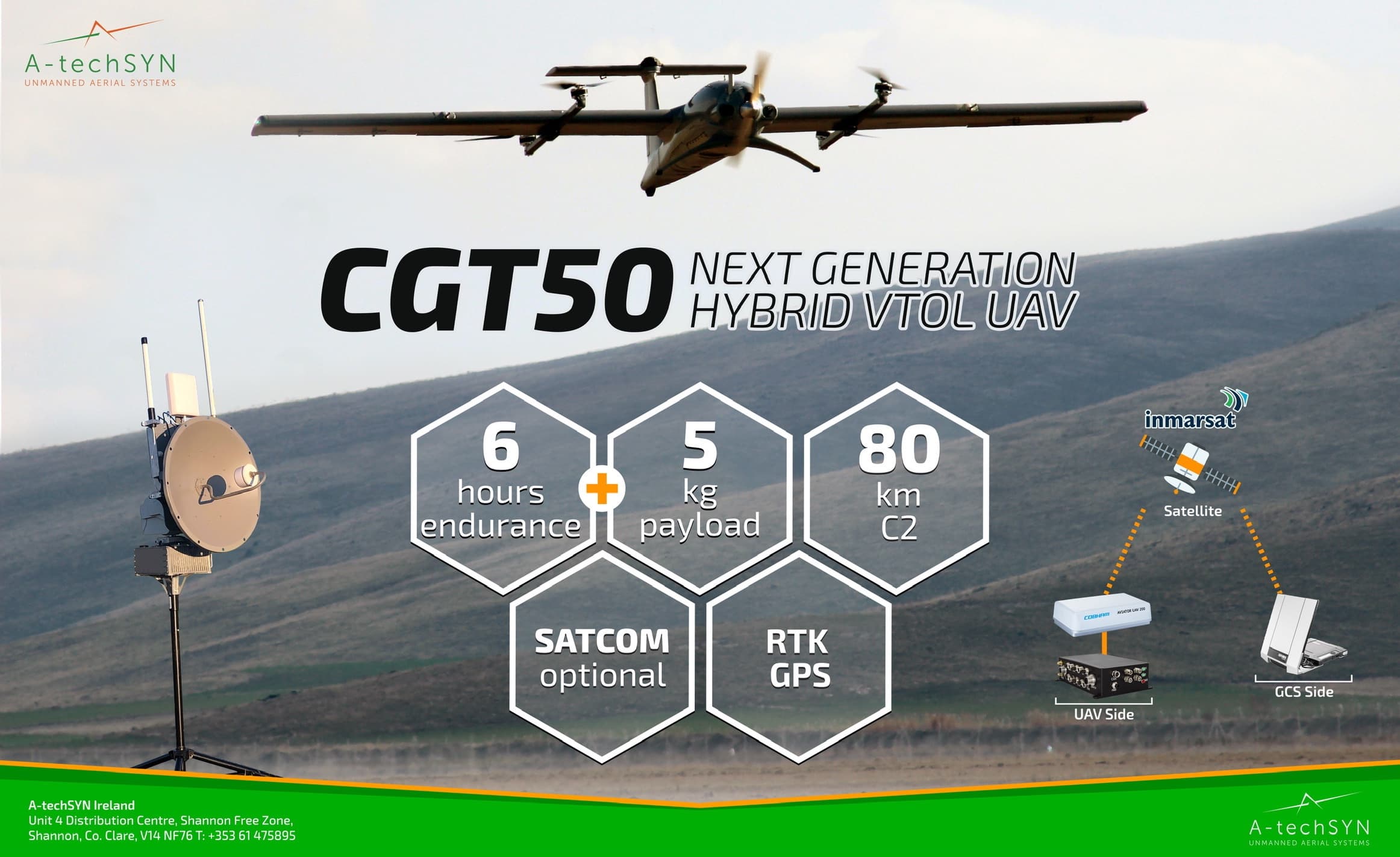 CGT50 VTOL Unmanned Aerial Vehicle